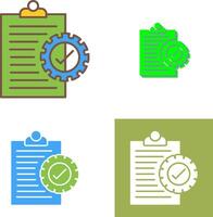 Check List Icon Design vector