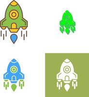 diseño de icono de cohete vector