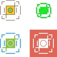 Crop Icon Design vector