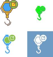 Hook Icon Design vector