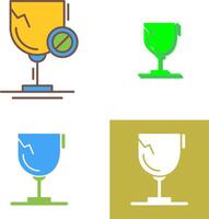 Glass Icon Design vector