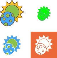 Eclipse Icon Design vector