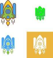 Space Shuttle Icon Design vector