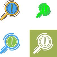 Problem Icon Design vector