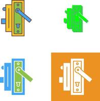 Door Handle Icon Design vector