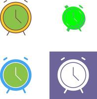 diseño de icono de reloj de alarma vector