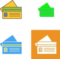 Credit Card Icon Design vector