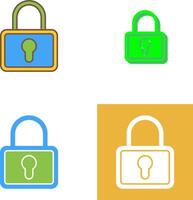 Lock Icon Design vector