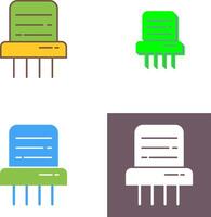 Paper Shredder Icon Design vector