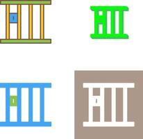 Jail Icon Design vector