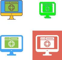 Website Icon Design vector