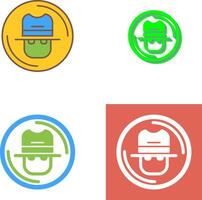 Spy Icon Design vector