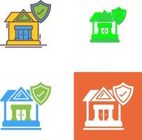 House Protection Icon Design vector