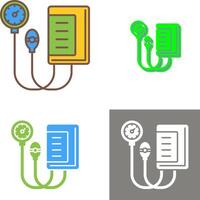 Blood Pressure Gauge Icon Design vector