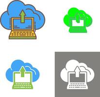 Backup Icon Design vector