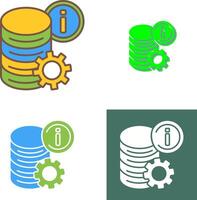 diseño de icono de datos vector