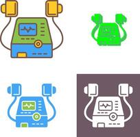 Defribillator Icon Design vector