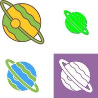 Planet Icon Design vector