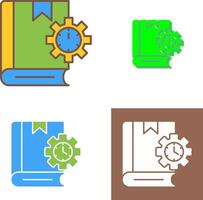 duración icono diseño vector