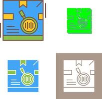 Tracking Code Icon Design vector