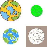 Earth Icon Design vector