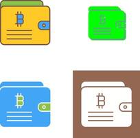 Wallet Icon Design vector