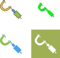 Micrometer Icon Design vector