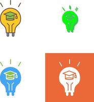 Light Bulb Icon Design vector