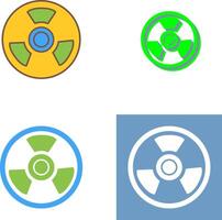 Nuclear Icon Design vector