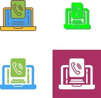 Contact Icon Design vector