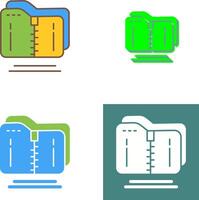 Compressed Icon Design vector