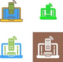 Remote Icon Design vector