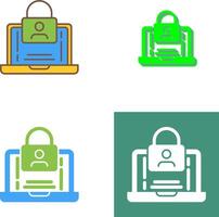 Authentication Icon Design vector
