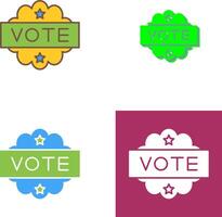Vote Icon Design vector