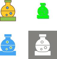 Flask Icon Design vector