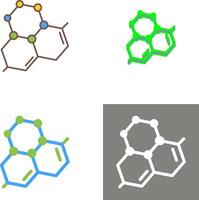 Molecule Icon Design vector