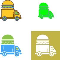 Fast Food Truck Icon Design vector