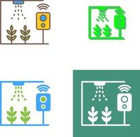 Smart Farm Icon Design vector