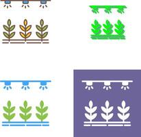 Irrigation System Icon Design vector