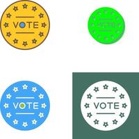 diseño de icono de voto vector