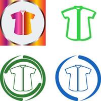 Check Shirt Icon Design vector