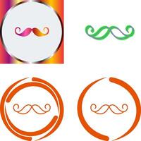 Moustache Icon Design vector