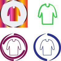 Casual Shirt Icon Design vector