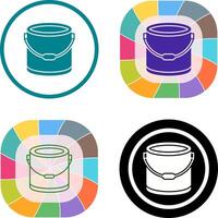 Paint Bucket Icon Design vector