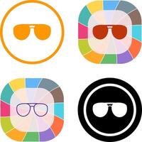 único lentes icono diseño vector