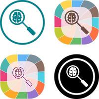 Unique Intelligent Search Icon Design vector