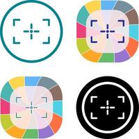 Unique Focus Icon Design vector