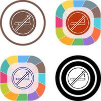 No Smoking Icon Design vector