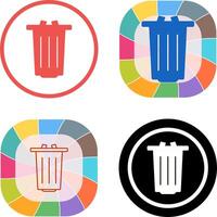 Garbage Icon Design vector