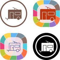 Trailer Icon Design vector